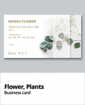 꽃, 식물