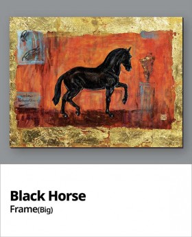 Black Horse-대형액자