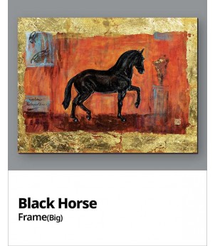 Black Horse-대형액자