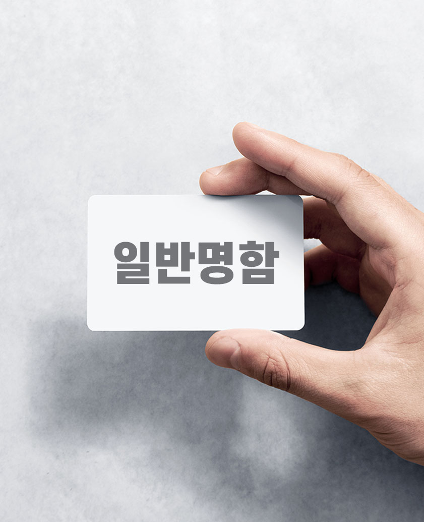 일반지 명함(스노우지 백색 250g)