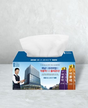 직사각 갑티슈 250매